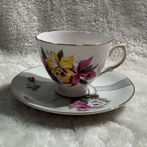 Crown Royal Bone China Cup And Saucer